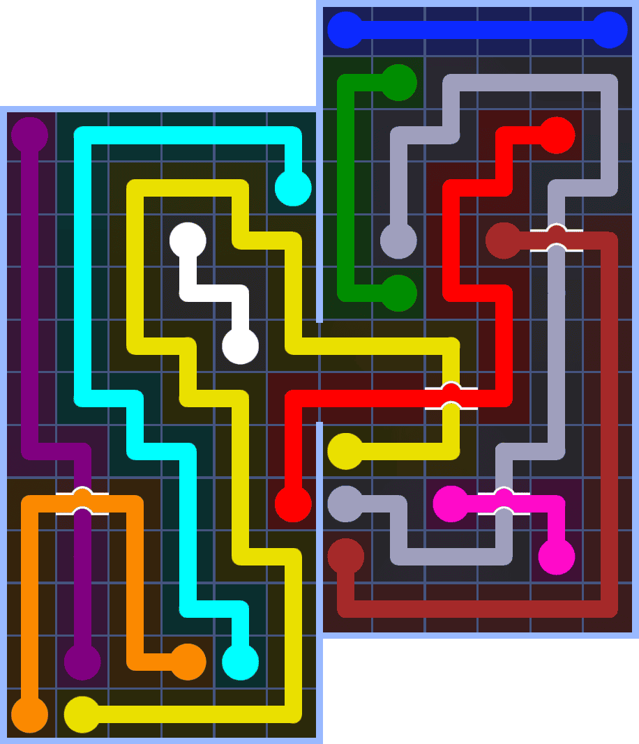 Flow Free 7282 Solution