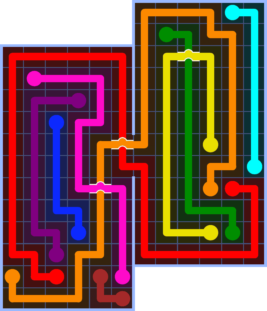 Flow Free 7285 Solution