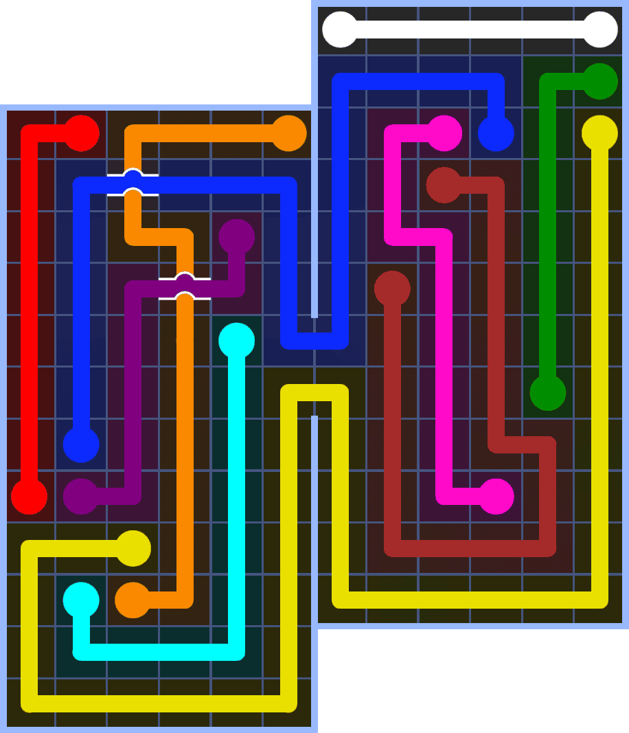 Flow Free 7286 Solution