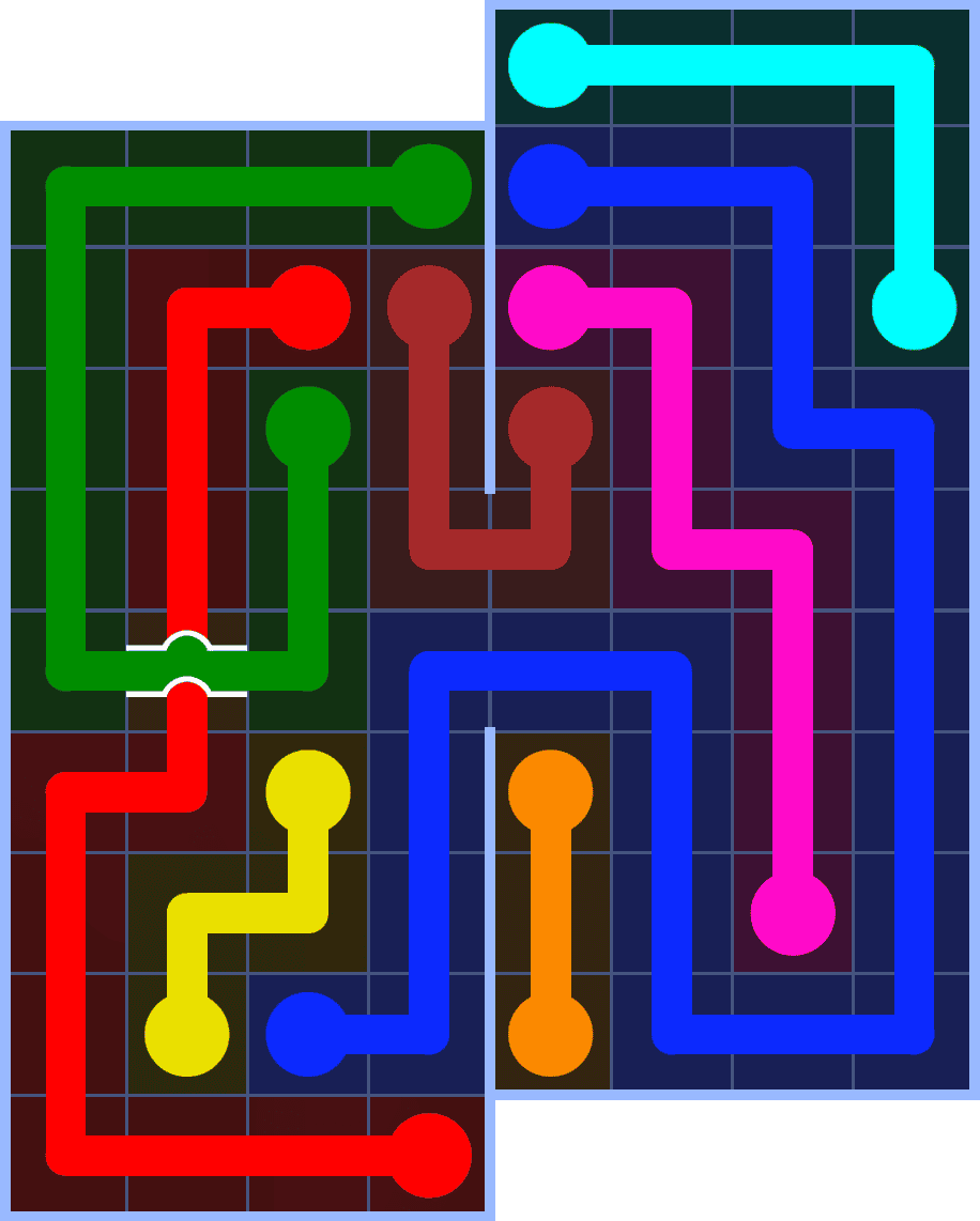 Flow Free 7159 Solution