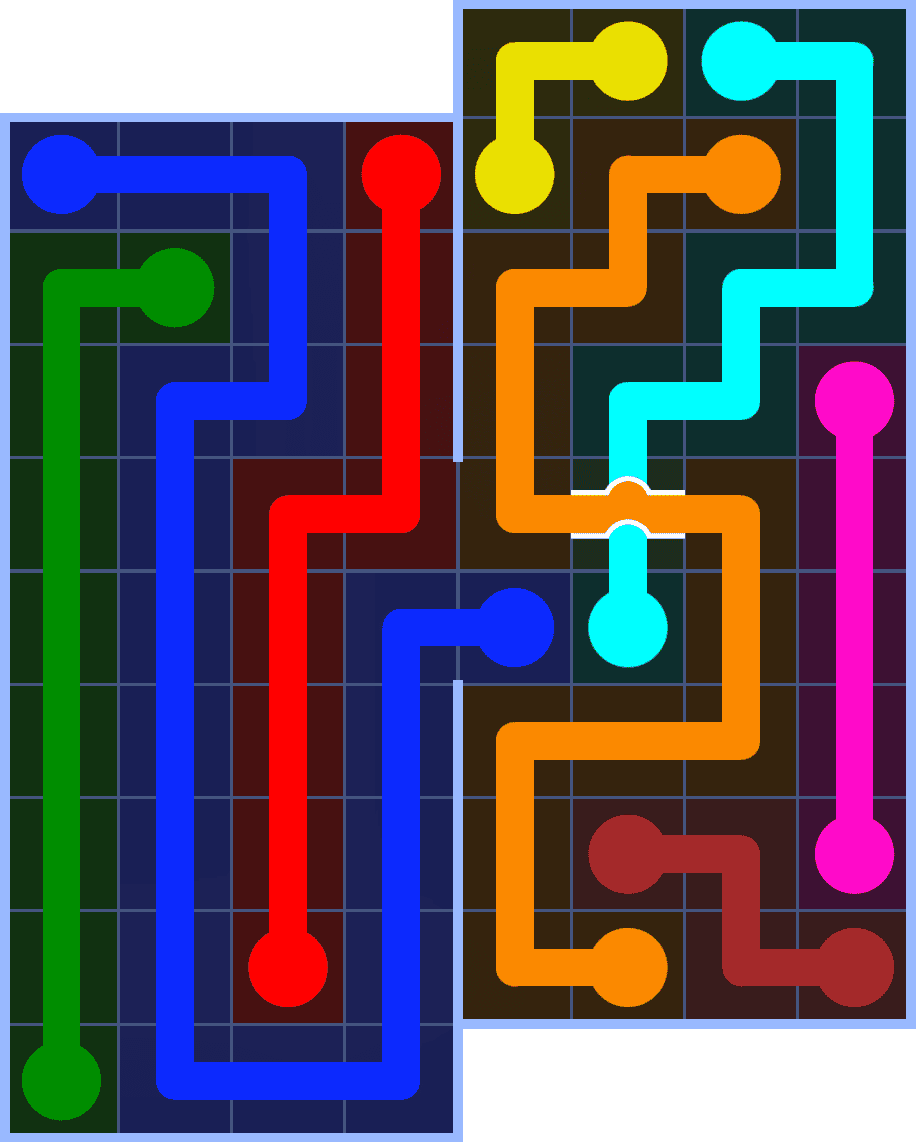 Flow Free 7160 Solution