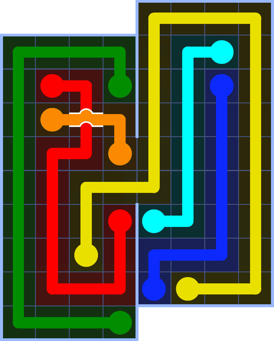 Flow Free 7161 Solution