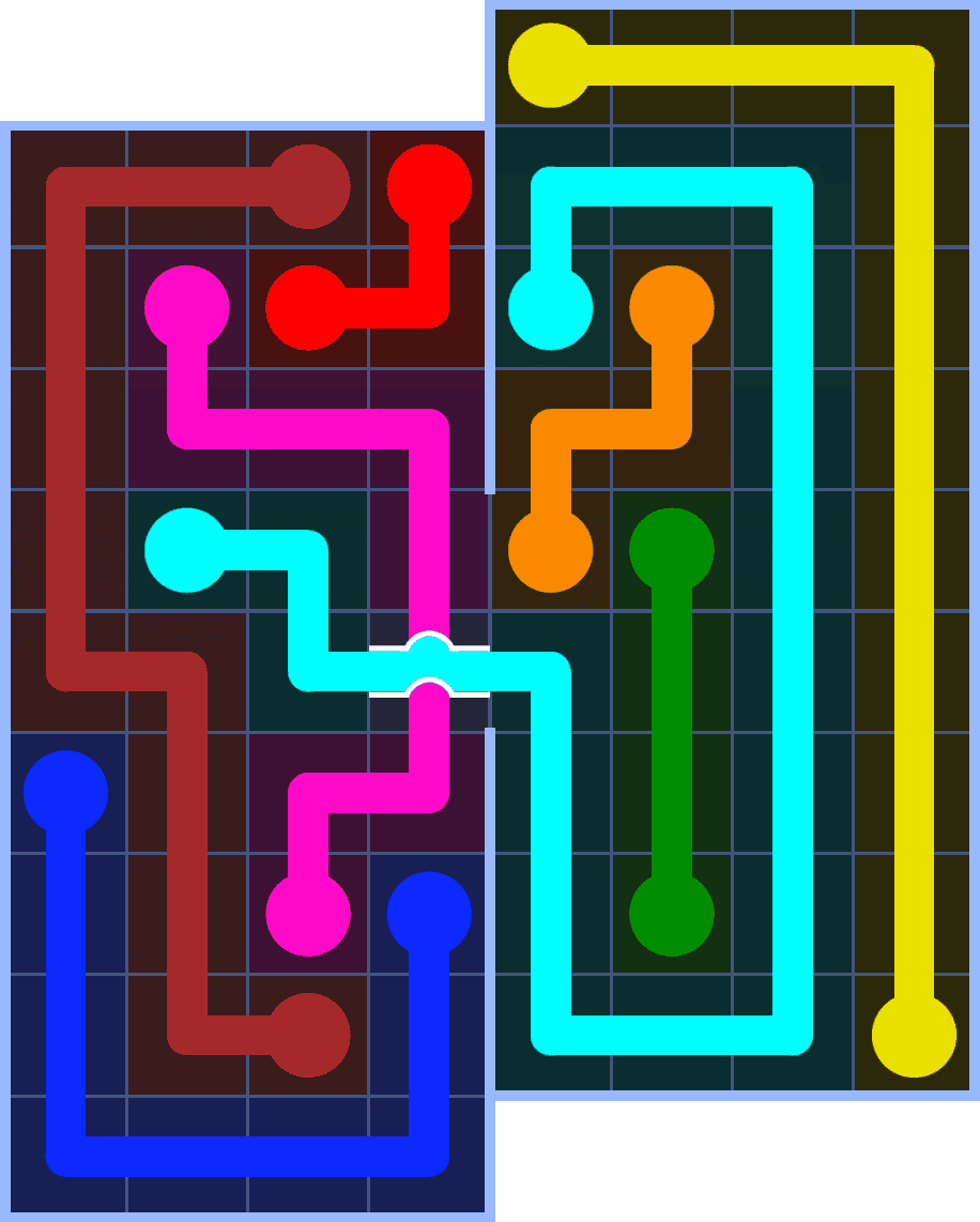 Flow Free 7163 Solution