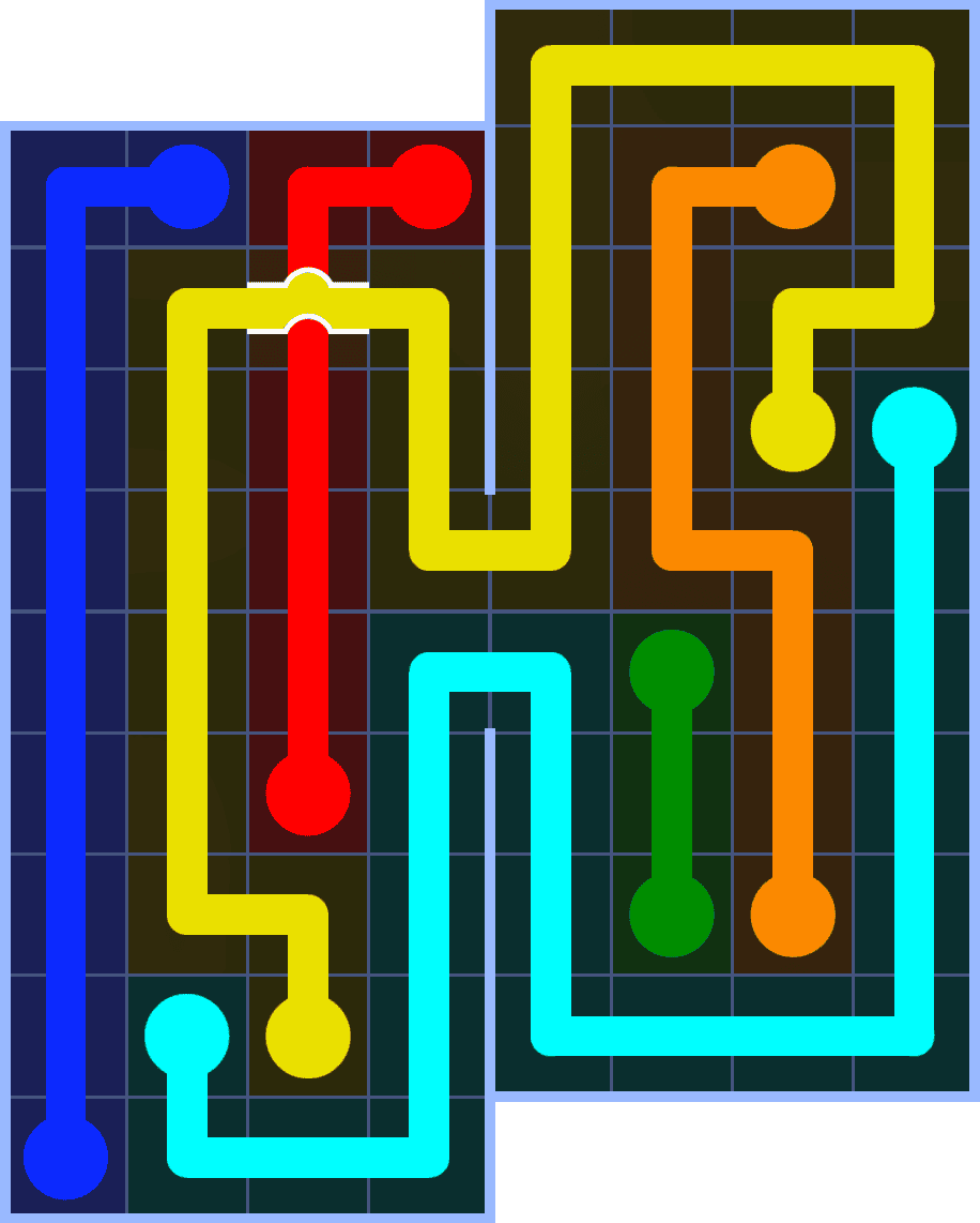 Flow Free 7168 Solution