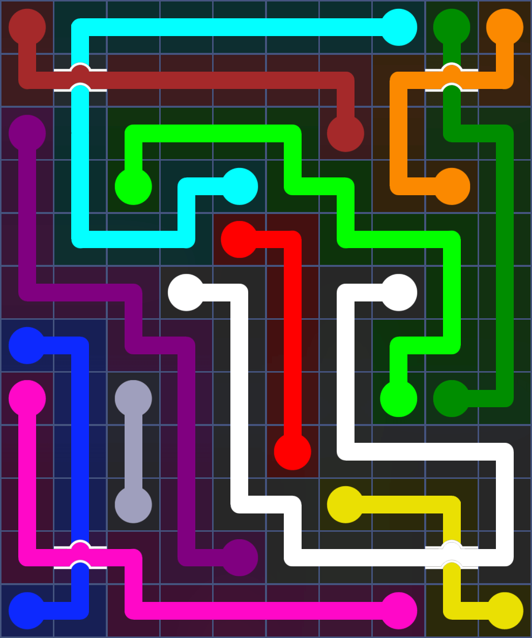 Flow Free 3098 Solution