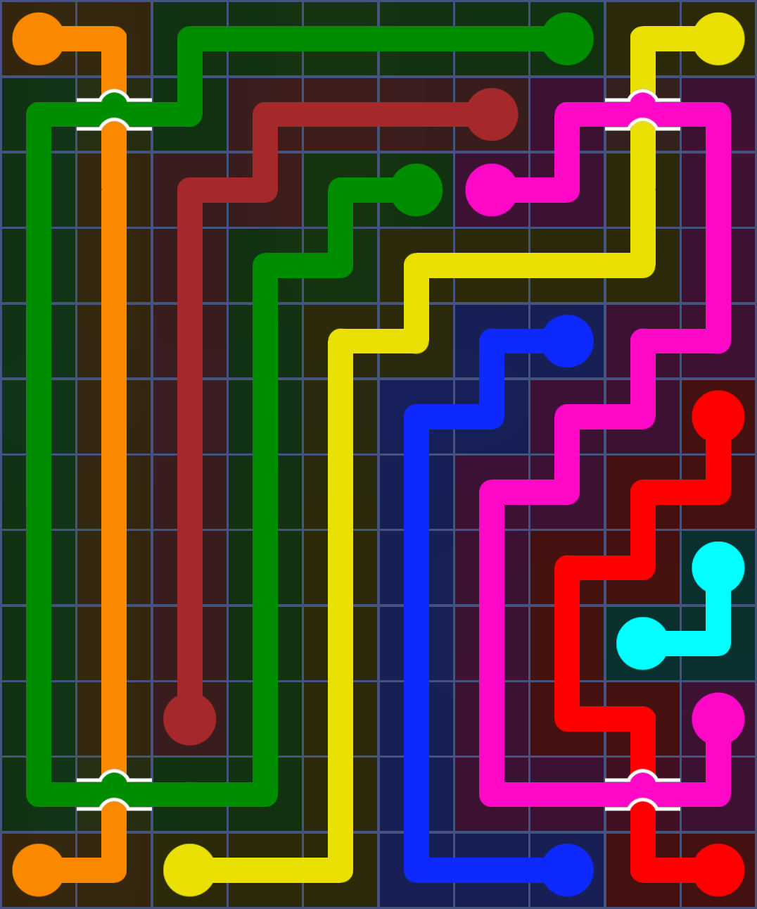 Flow Free 3099 Solution