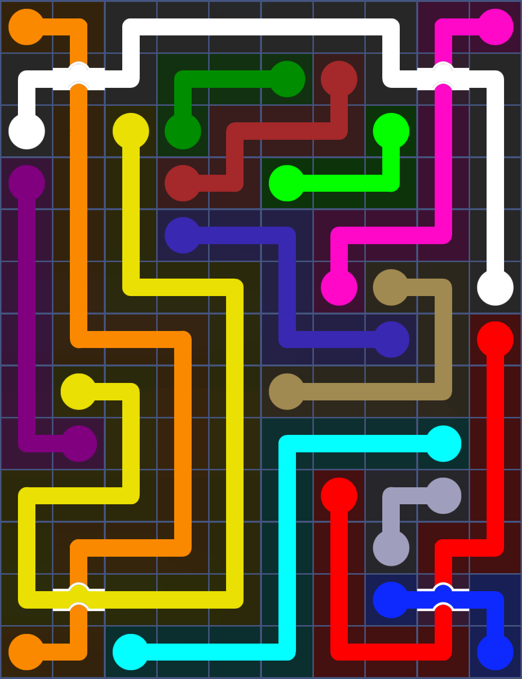 Flow Free 3104 Solution