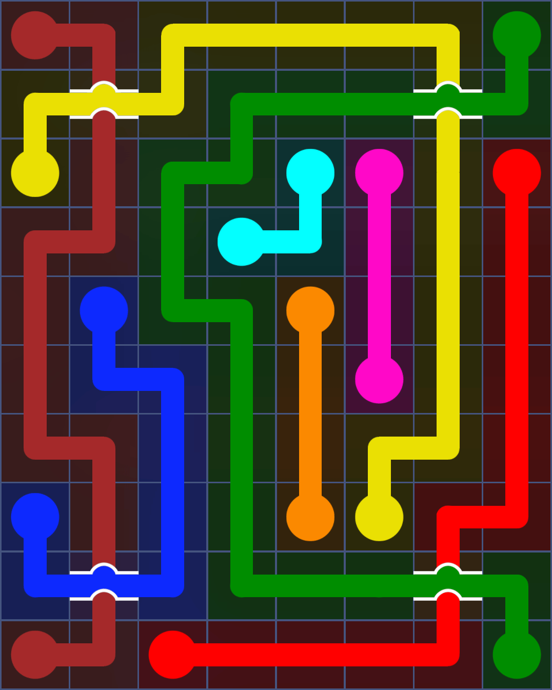 Flow Free 3036 Solution