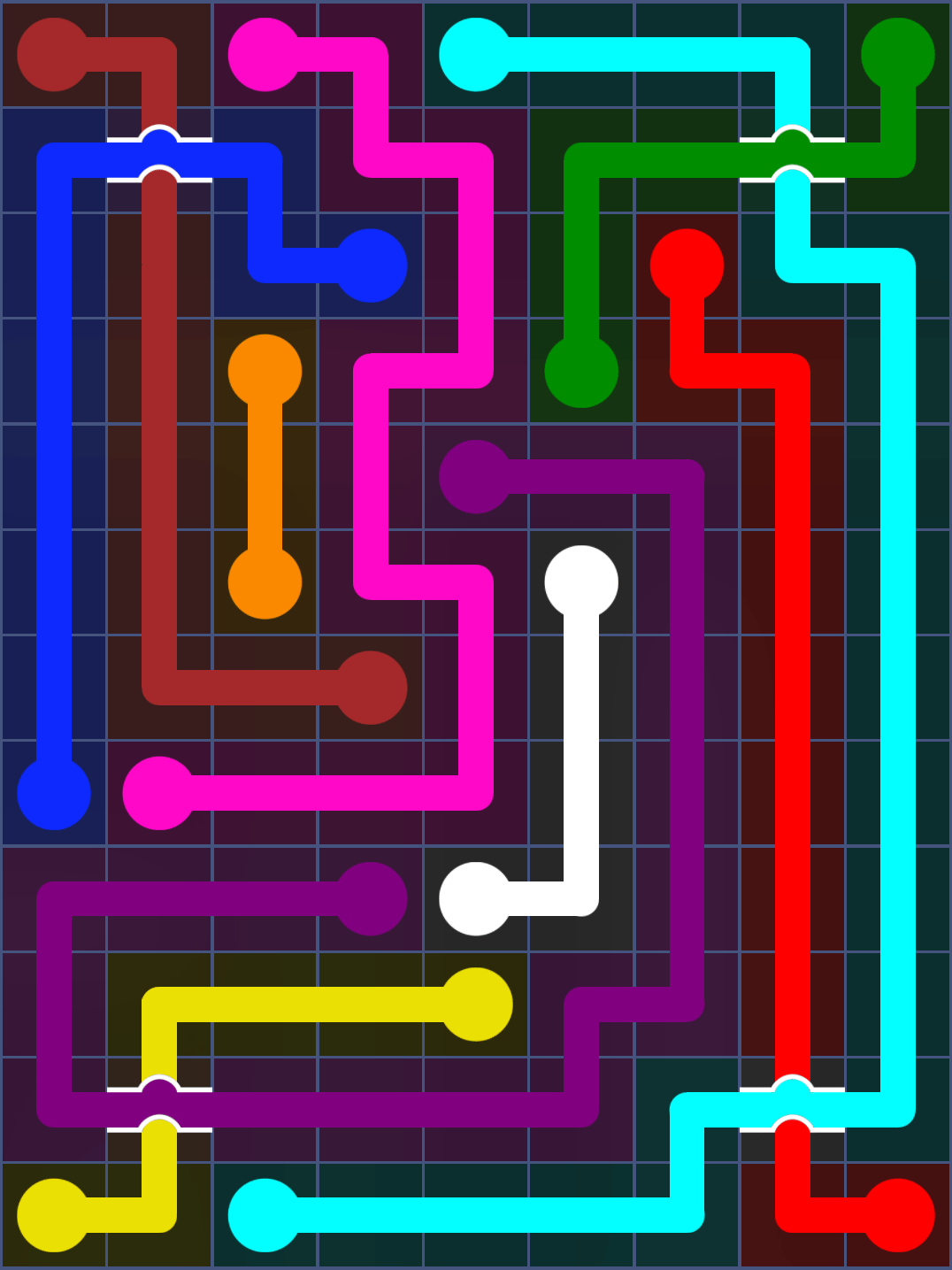Flow Free 3073 Solution