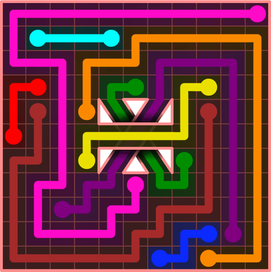 Flow Free 2657 Solution