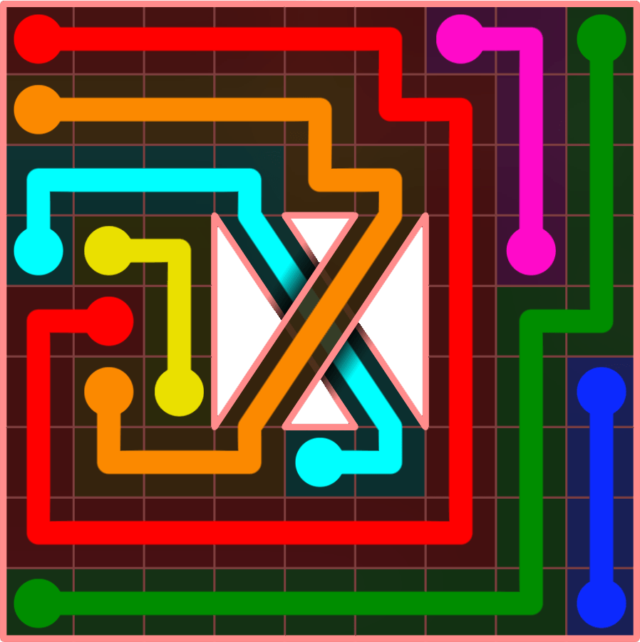 Flow Free 2587 Solution