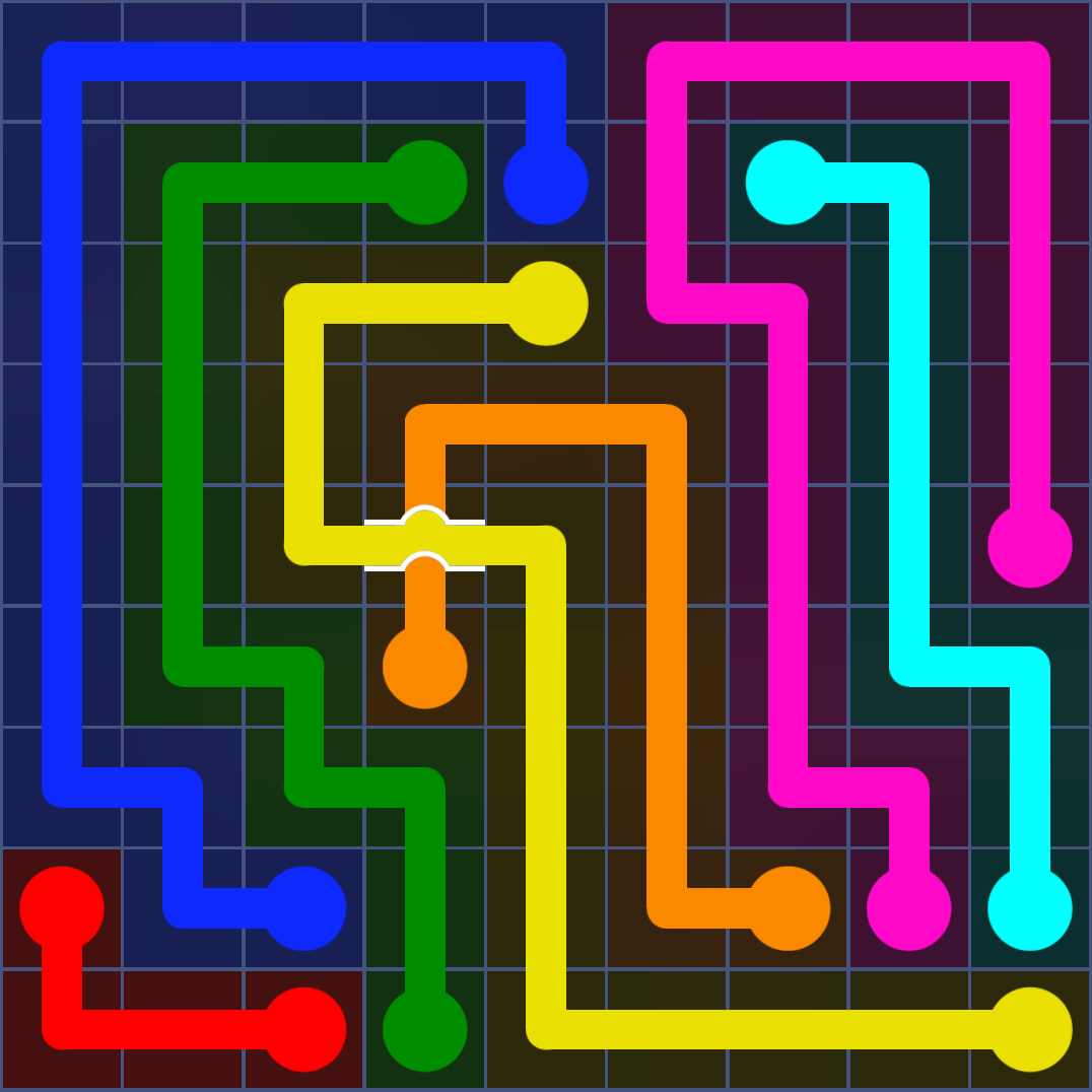 Flow Free 2055 Solution