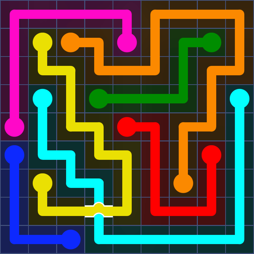 Flow Free 2070 Solution