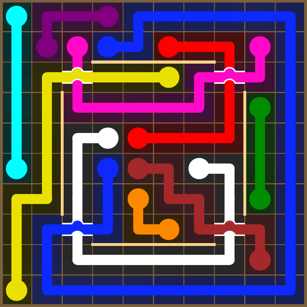 Flow Free 2076 Solution