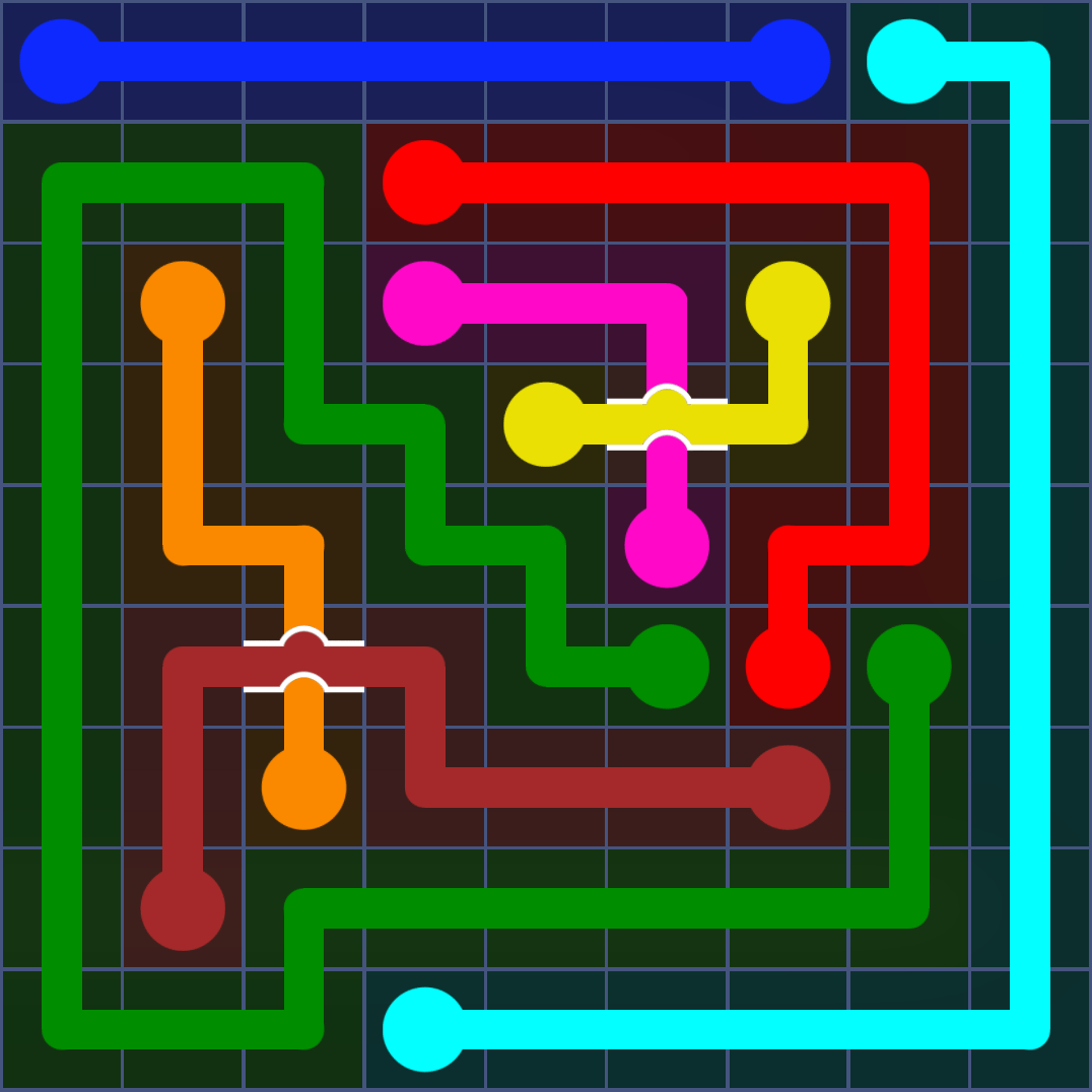 Flow Free 2030 Solution