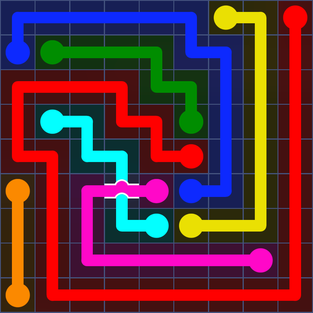 Flow Free 2039 Solution