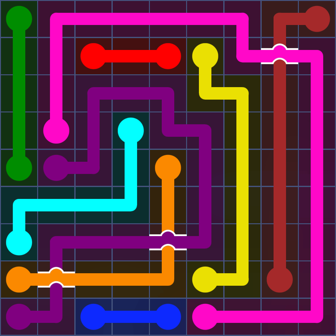 Flow Free 2040 Solution