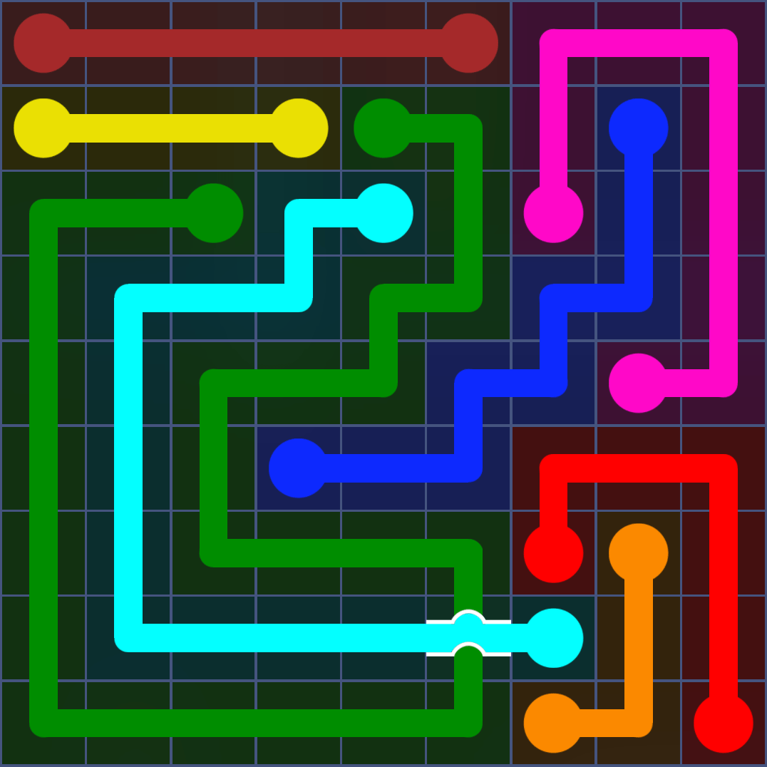 Flow Free 2041 Solution