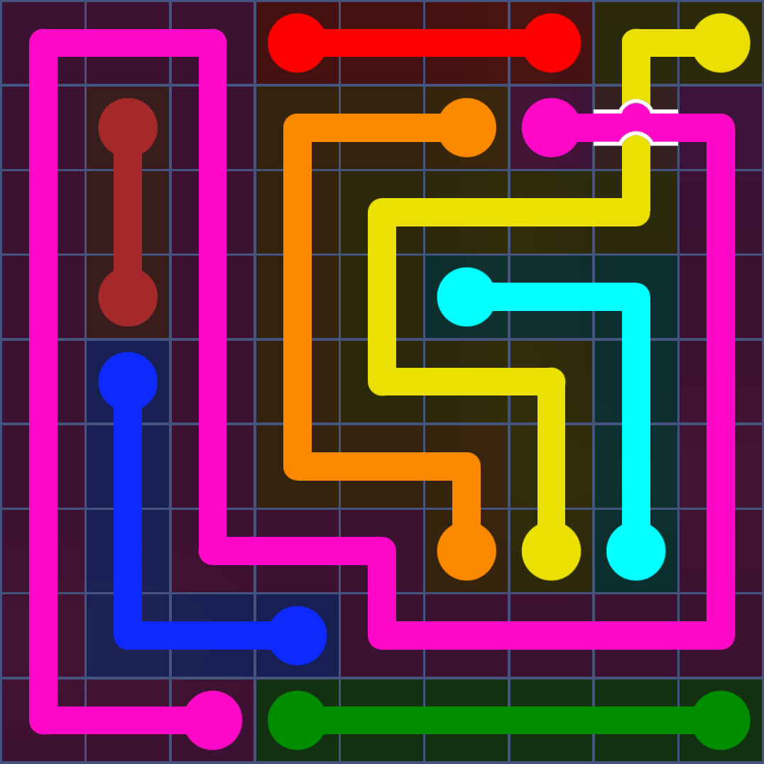 Flow Free 2047 Solution