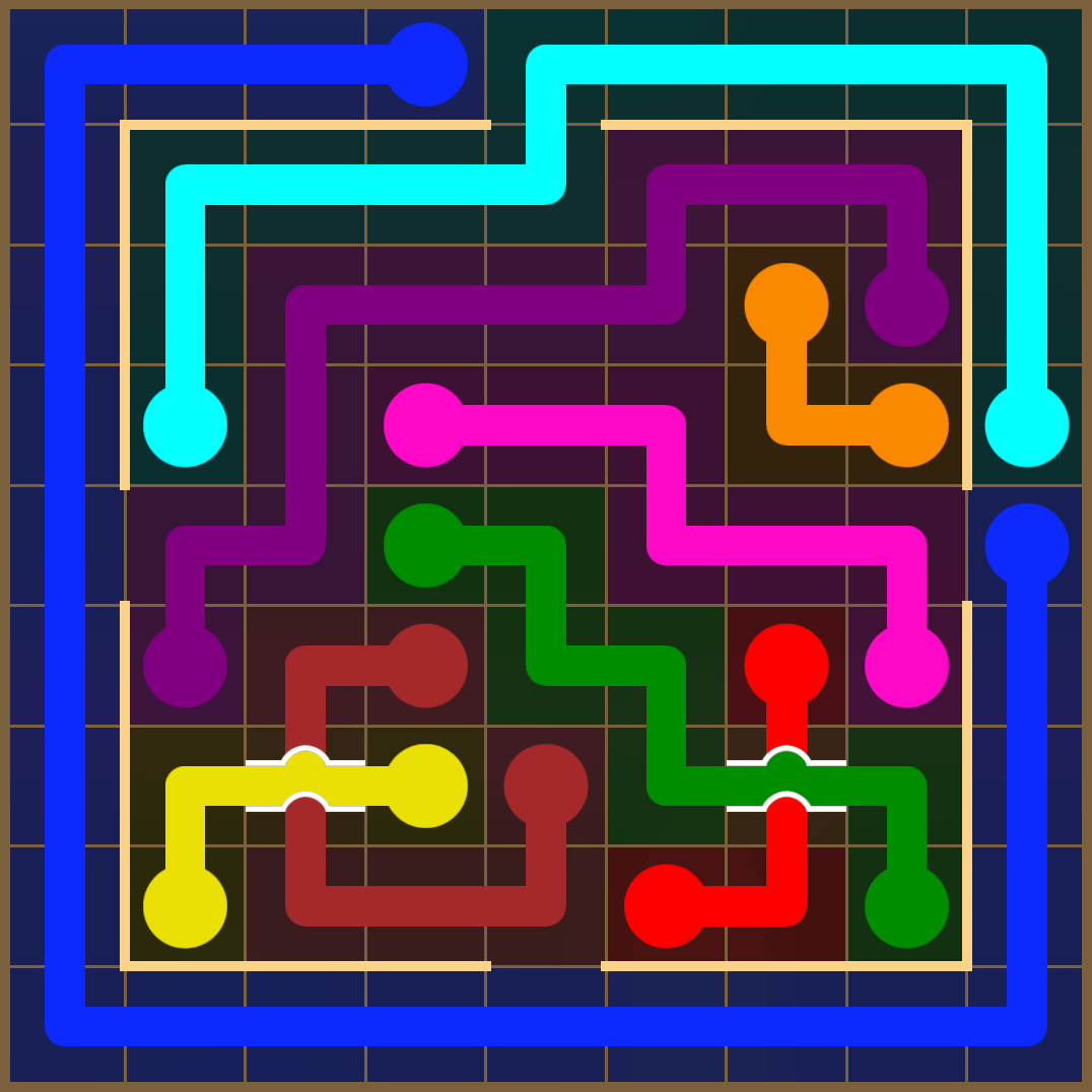 Flow Free 4087 Solution