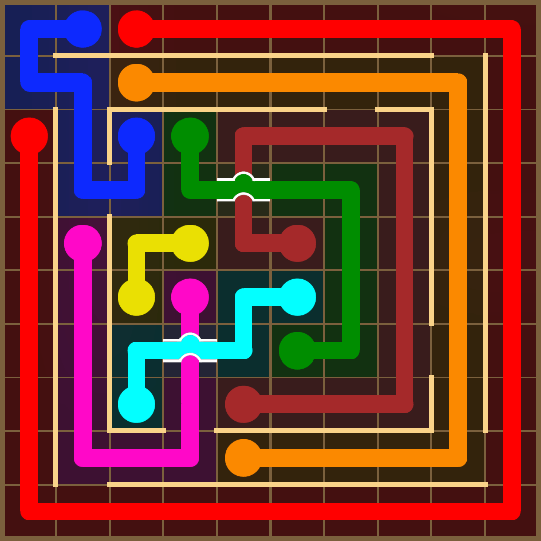 Flow Free 4218 Solution