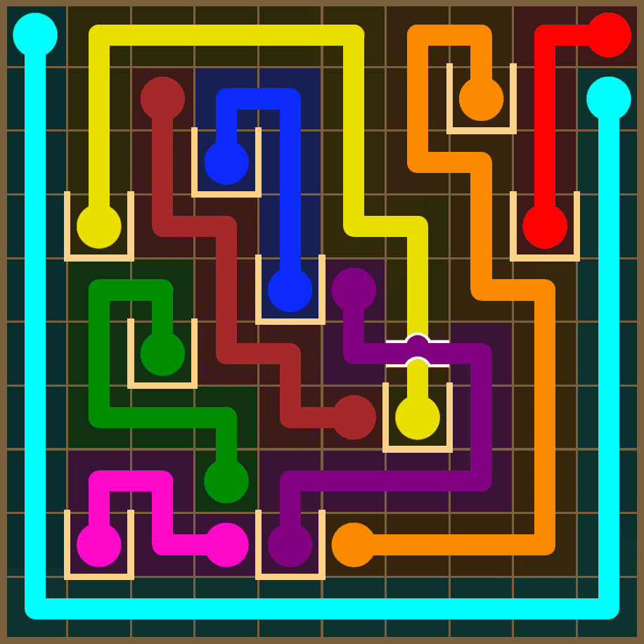 Flow Free 7351 Solution