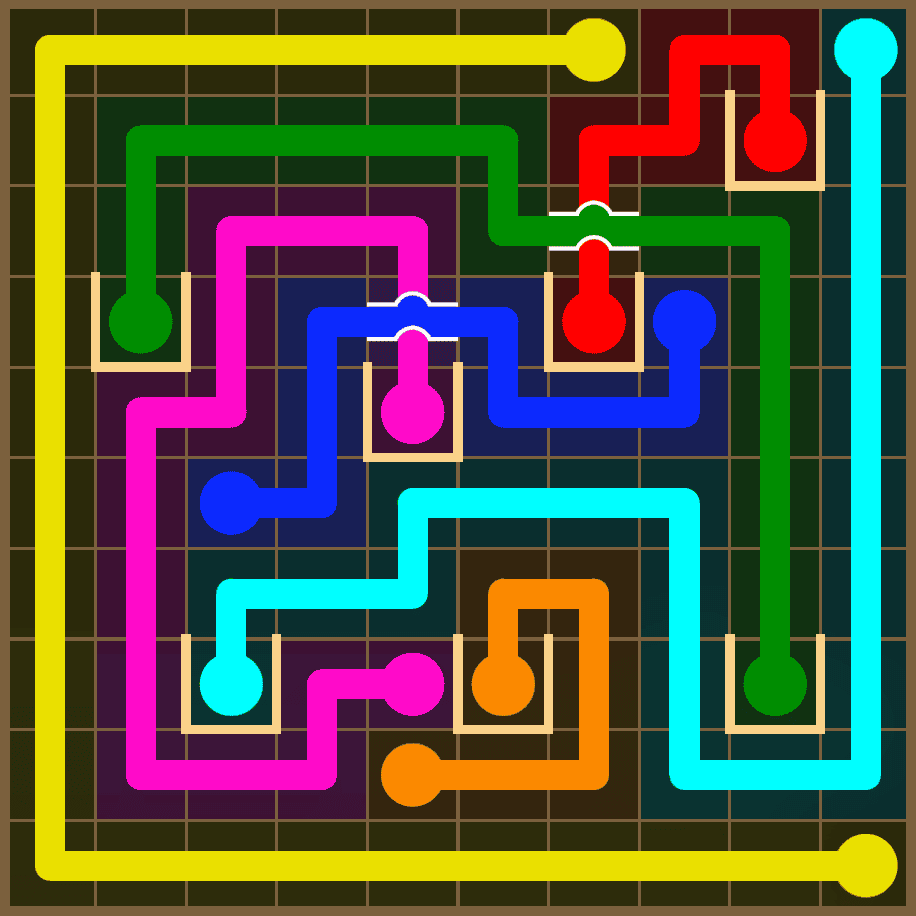 Flow Free 7360 Solution