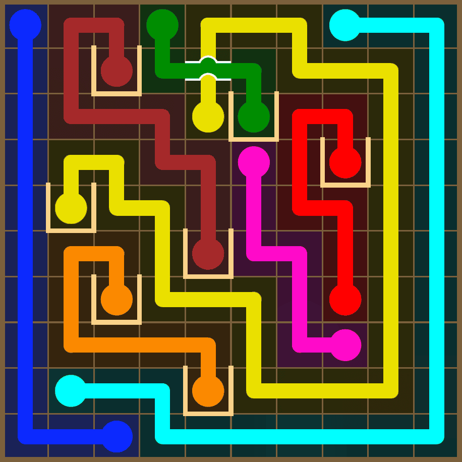 Flow Free 7363 Solution