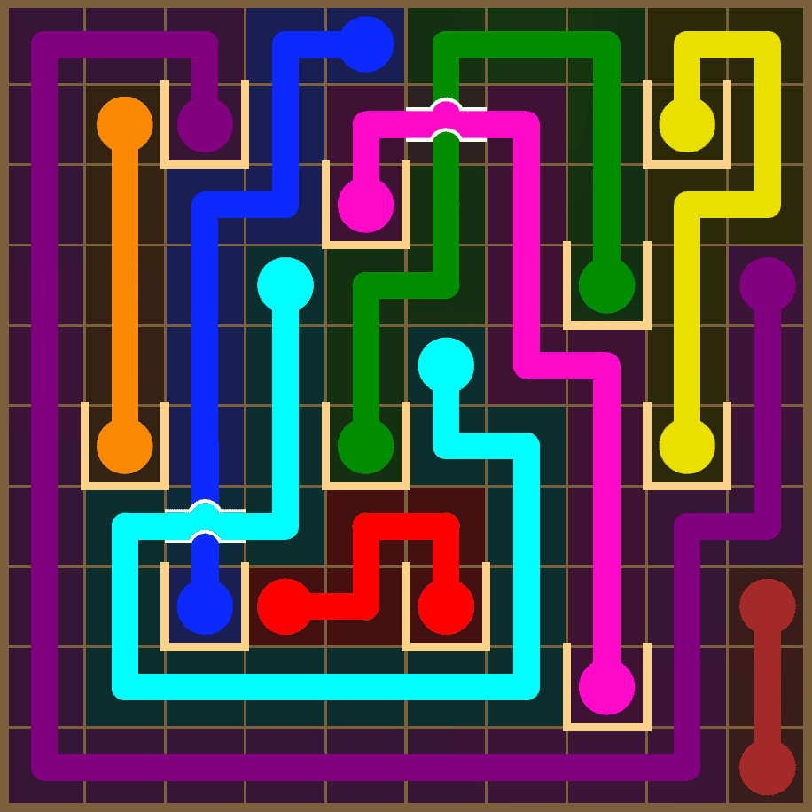 Flow Free 7366 Solution