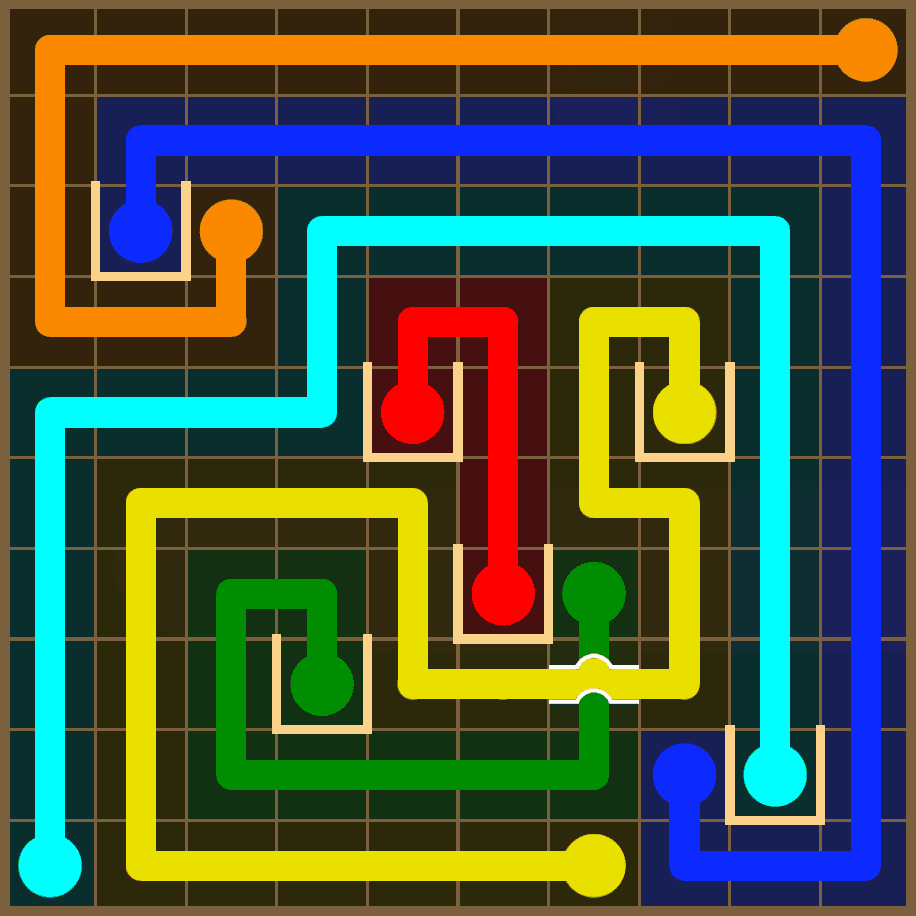 Flow Free 7379 Solution