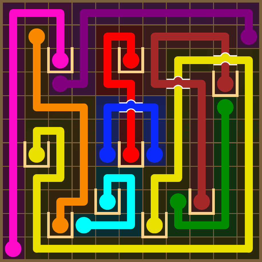 Flow Free 7390 Solution