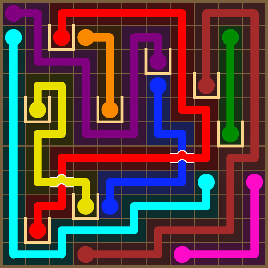 Flow Free 7396 Solution