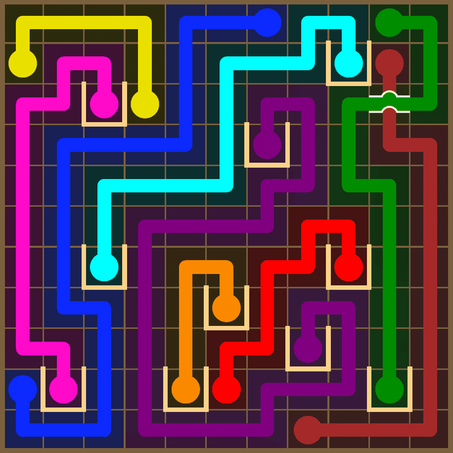 Flow Free 7400 Solution