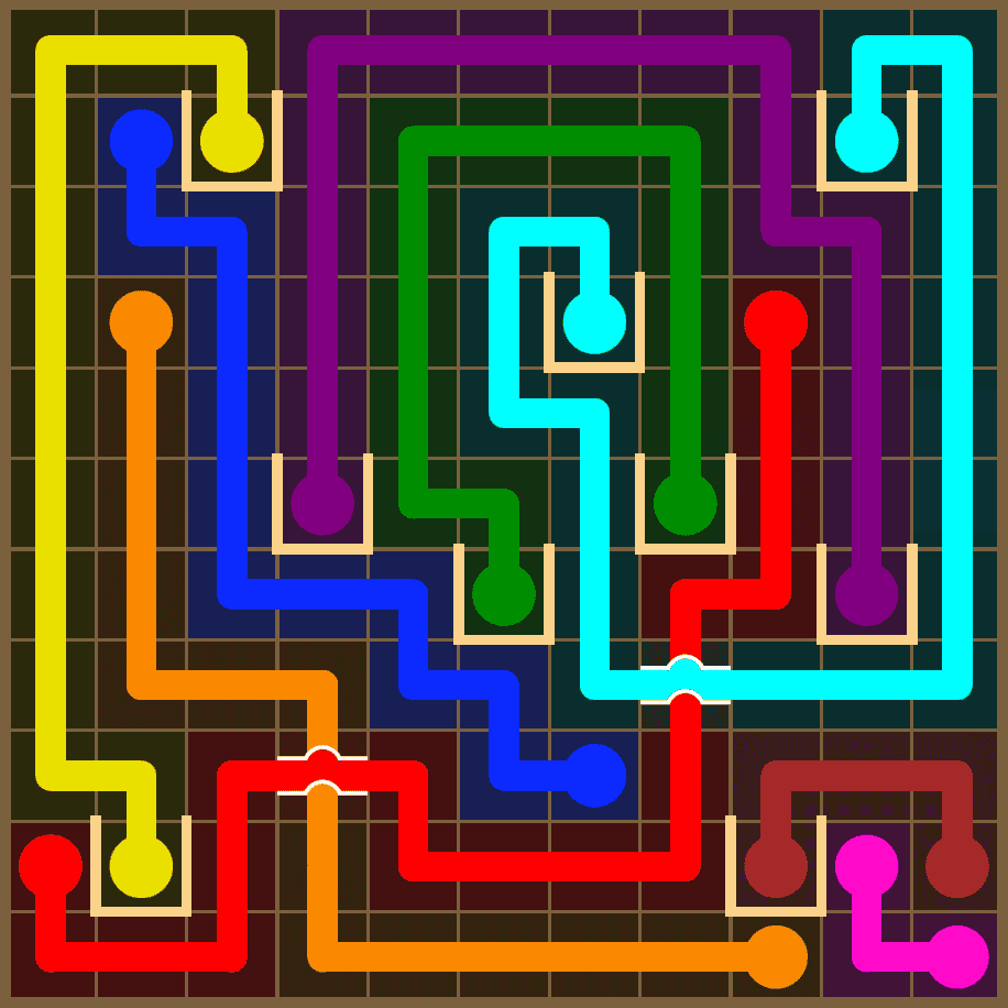 Flow Free 7403 Solution