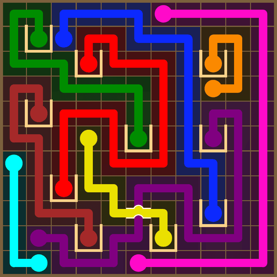 Flow Free 7405 Solution