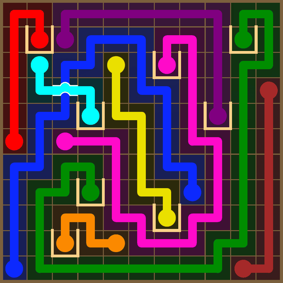 Flow Free 7381 Solution