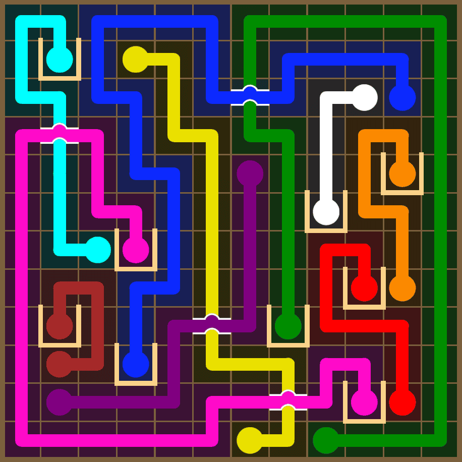 Flow Free 7413 Solution