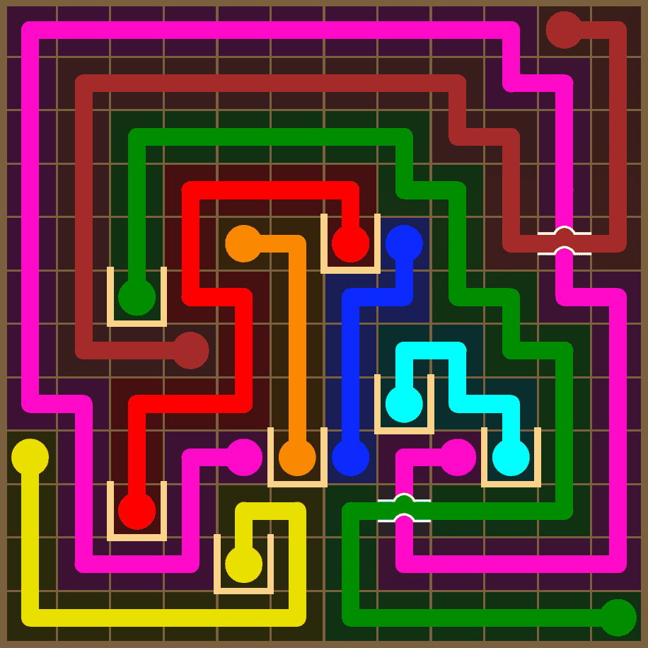 Flow Free 7416 Solution