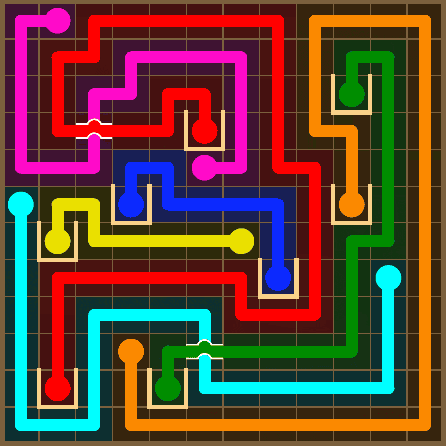 Flow Free 7417 Solution