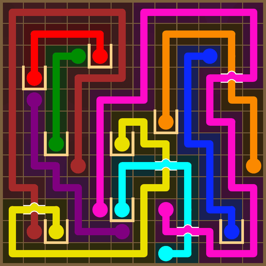 Flow Free 7420 Solution