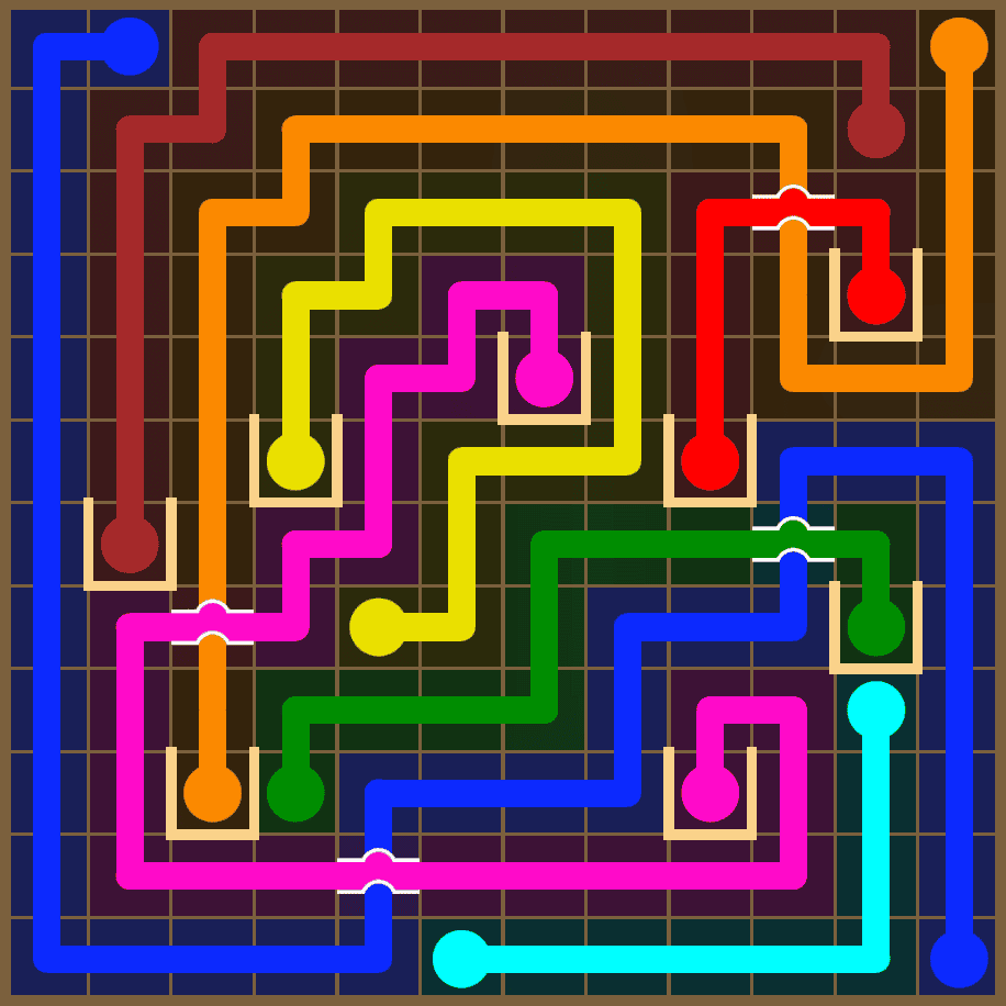 Flow Free 7422 Solution