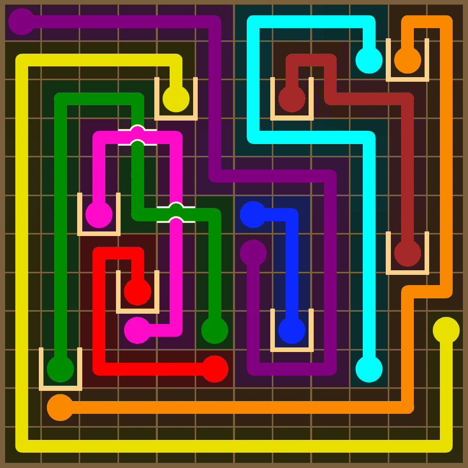 Flow Free 7423 Solution