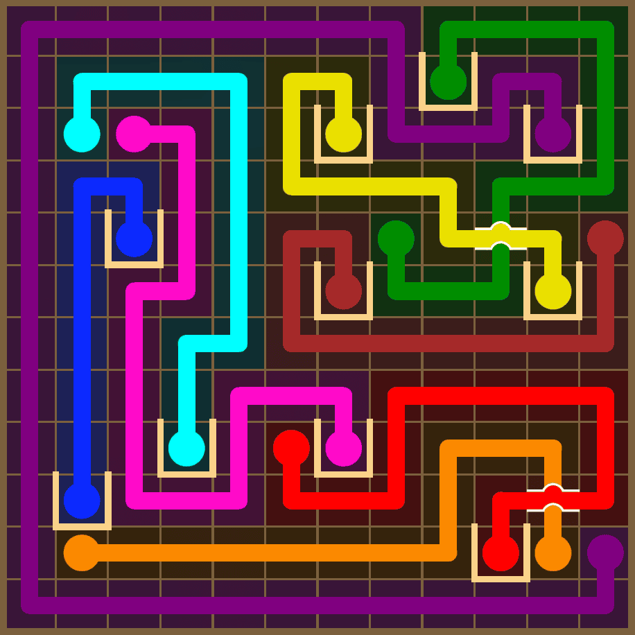 Flow Free 7427 Solution