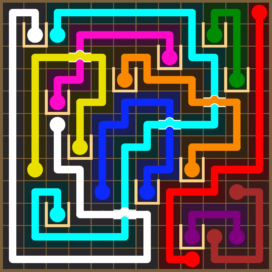 Flow Free 7432 Solution