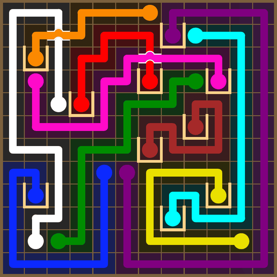 Flow Free 7434 Solution