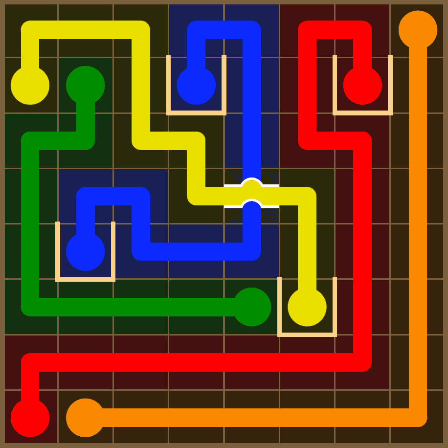 Flow Free 7291 Solution