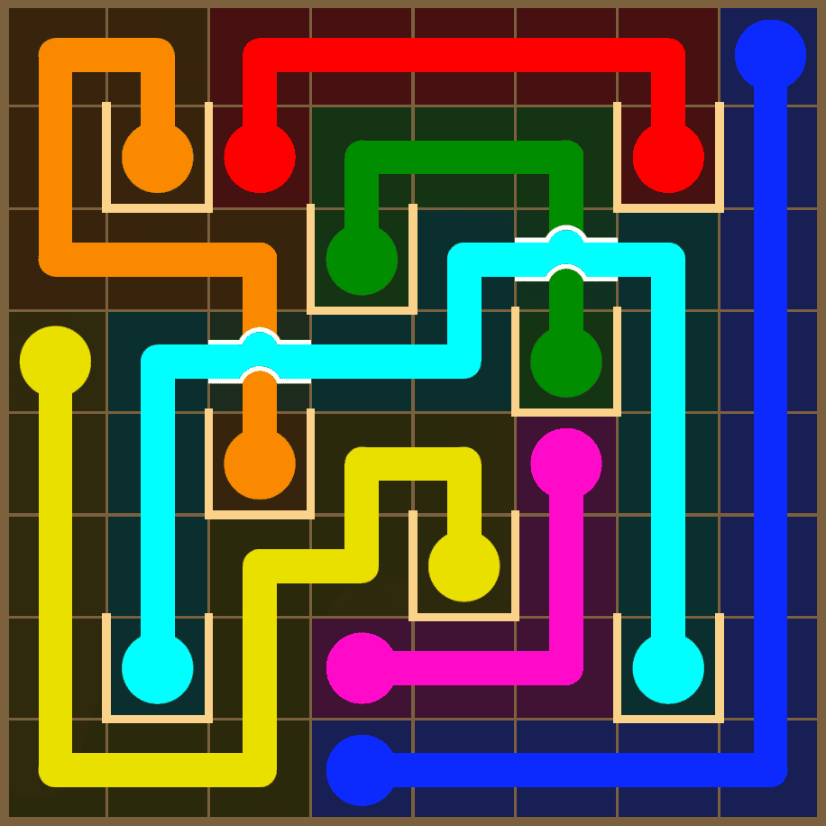 Flow Free 7309 Solution