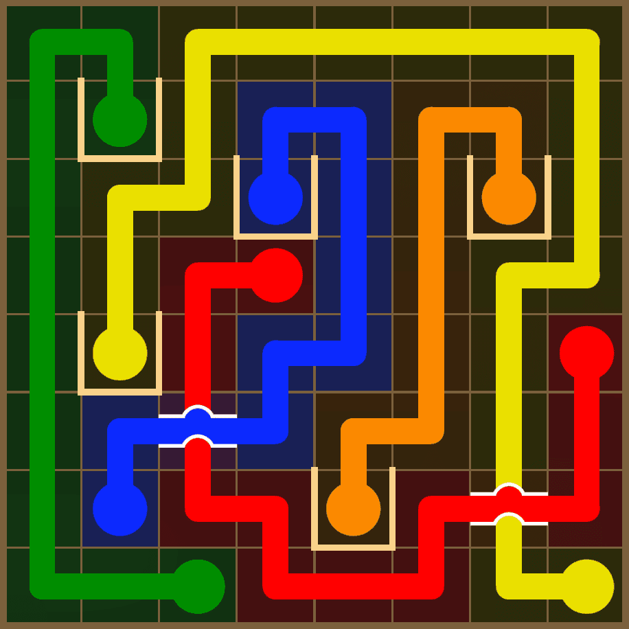 Flow Free 7317 Solution