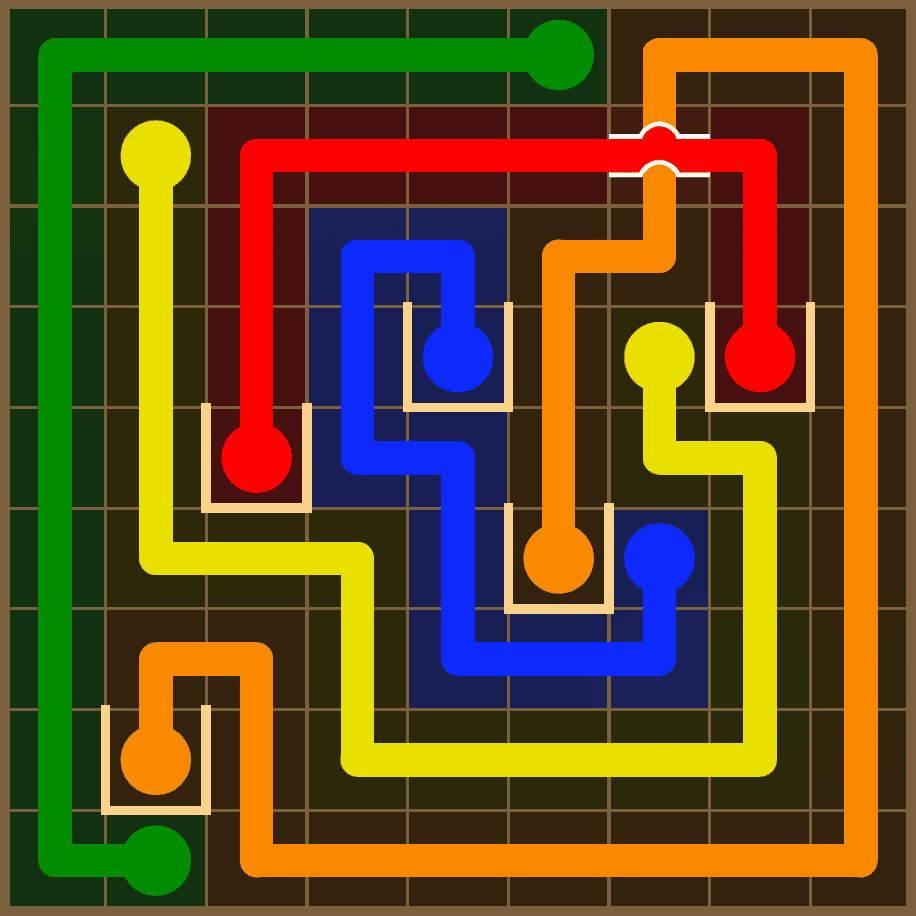 Flow Free 7321 Solution