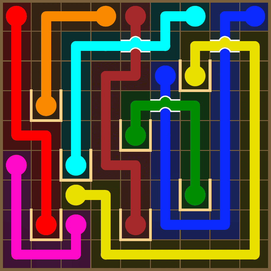 Flow Free 7322 Solution